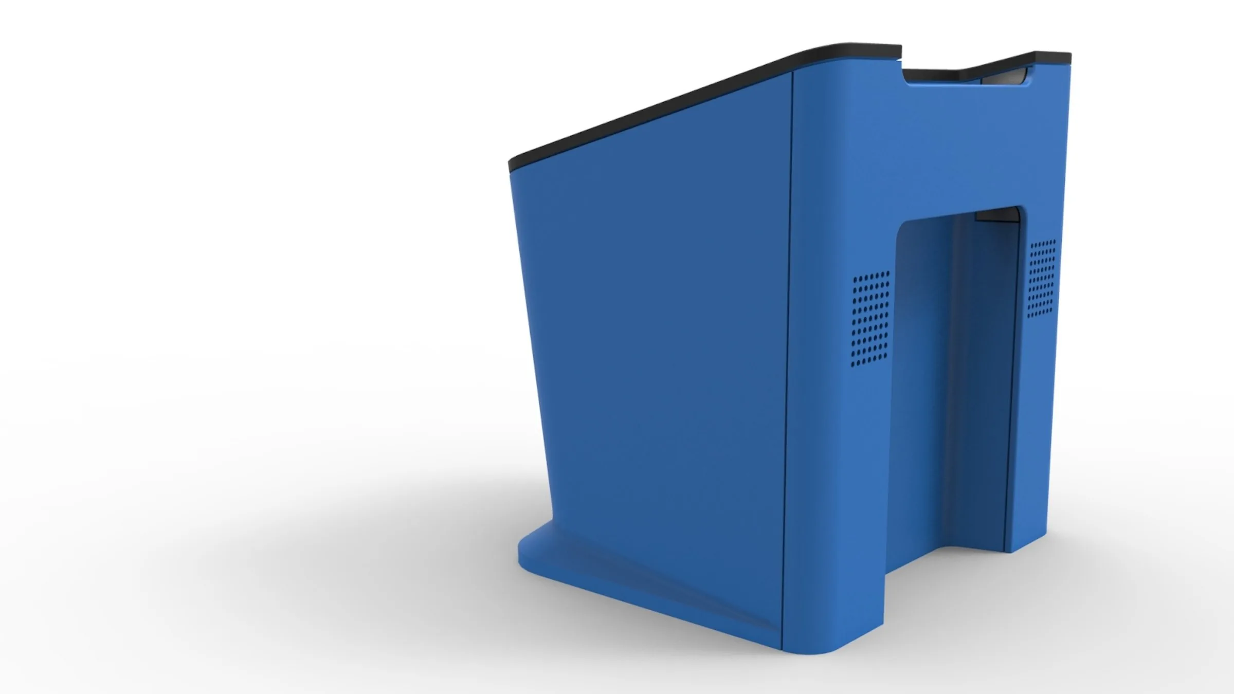 IONSCAN 600 rear three-quarter render showing the carry handle and vents