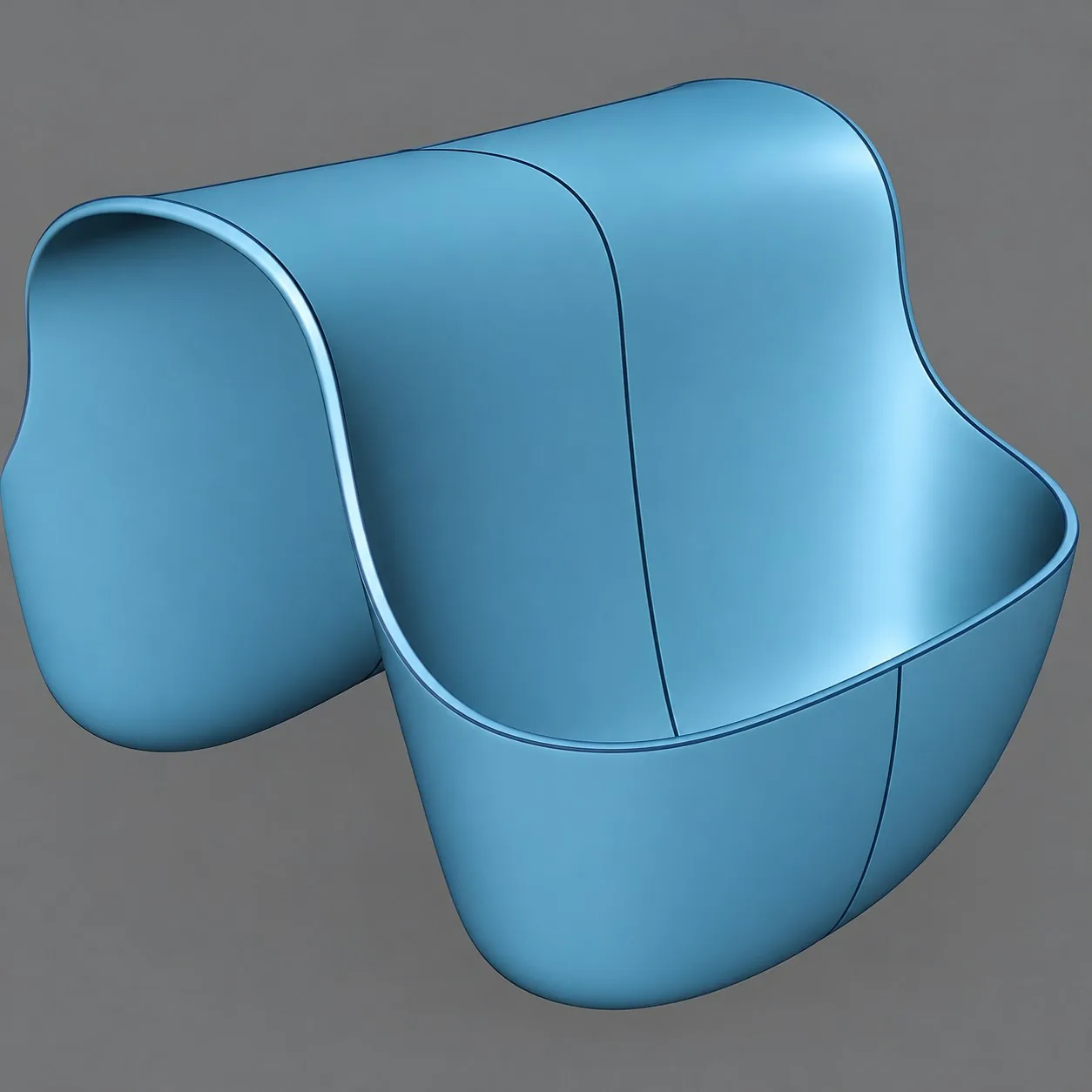 Early CAD surface model of the Sink Caddy