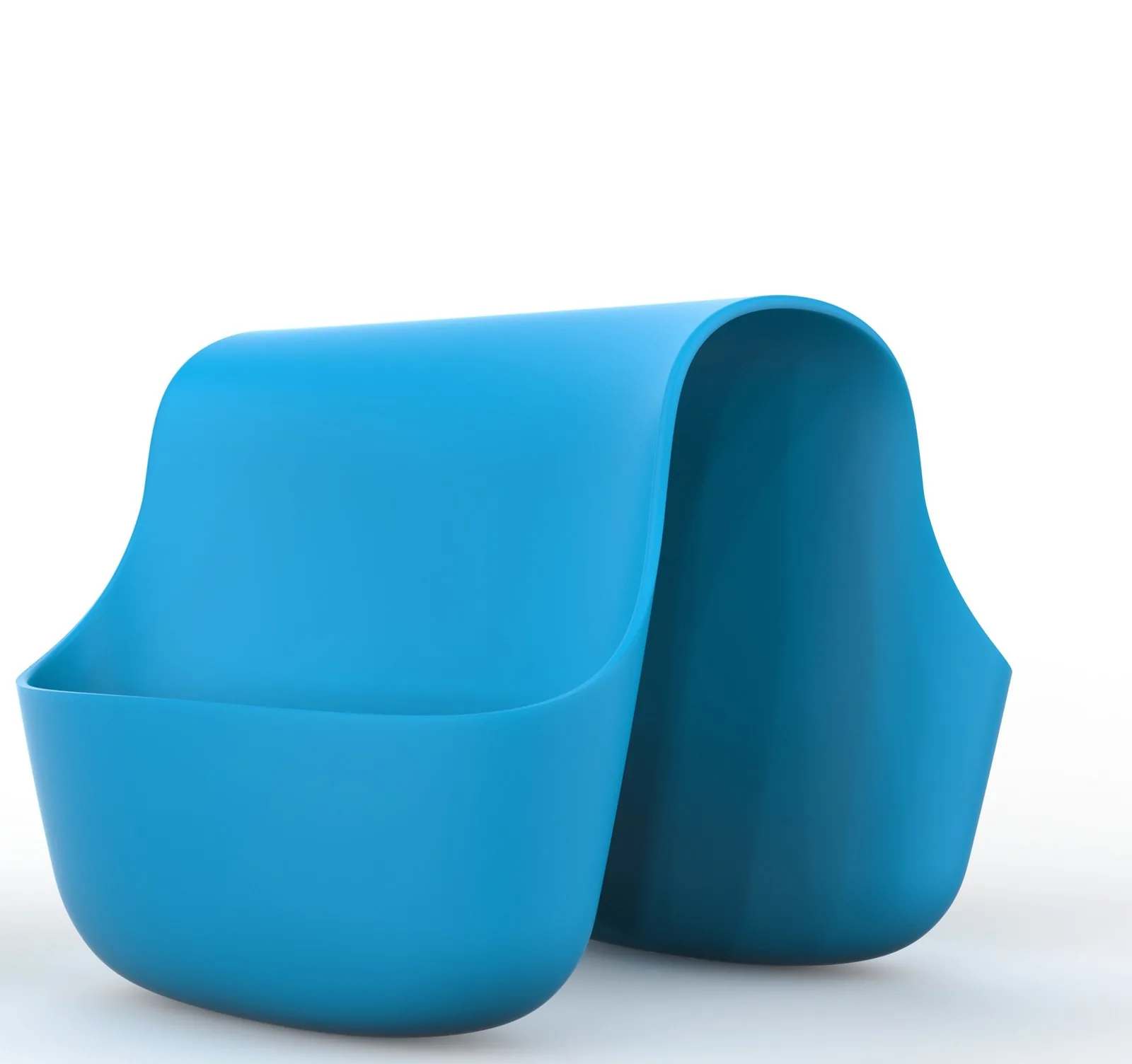 Blue Sink Caddy, product render
