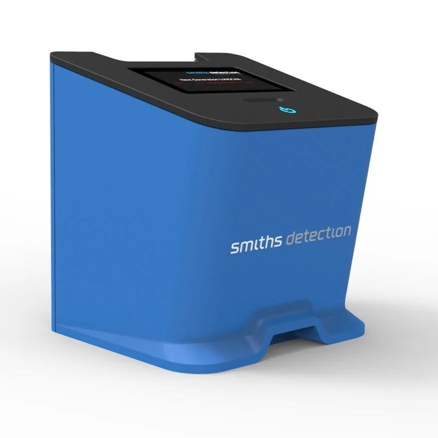 IONSCAN 600 trace detector in Smiths Detection blue, product render